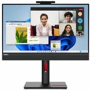 Lenovo ThinkCentre TIO-24 Gen5 24" Class Webcam Full HD LED Monitor - 16:9 - Black - 23.8" Viewable - In-plane Switching (