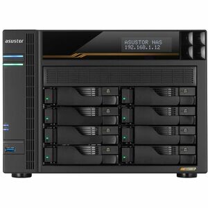 ASUSTOR LOCKERSTOR 8 Gen3 AS6808T SAN/NAS Storage System - Ryzen Embedded V3C14 Quad-core (4 Core) 2.30 GHz - 8 x HDD Supp