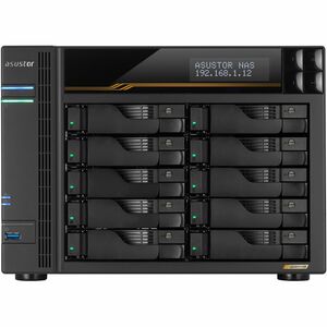 ASUSTOR LOCKERSTOR 10 Gen3 AS6810T SAN/NAS Storage System - AMD Ryzen Embedded V3C14 Quad-core (4 Core) 2.30 GHz - 10 x HD