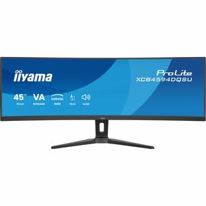 Moniteur LED iiyama ProLite XCB4594DQSU-B1 45" Classe Dual Quad HD (DQHD) Écran incurvé - 32:9 - Noir mat - 113 cm (44,5")