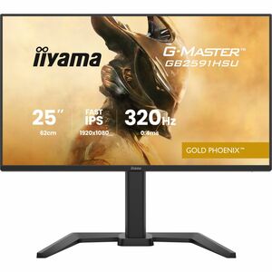 Moniteur de jeu LCD iiyama Gold Phoenix G-MASTER GB2591HSU-B1 25" Classe Full HD - 16:9 - Noir mat - 62,2 cm (24,5") Viewa