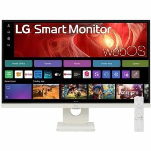 LG 27U731SA-W 27" Class 4K UHD Smart Gaming LED Monitor - 16:9 - White - 27" Viewable - In-plane Switching (IPS) Technolog
