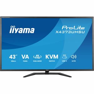 iiyama ProLite X4373UHSU-B2 43 Zoll Klasse 4K UHD LED-Monitor - 16:9 Format - Mattschwarz - 108 cm (42,5 Zoll) Viewable - 