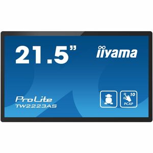 iiyama ProLite TW2223AS-B3P 22 Zoll Klasse LED-Touchscreen-Monitor - 16:9 Format - 18 ms Reaktionszeit - 54,6 cm (21,5 Zol