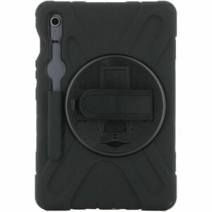 MOBILIS Robust Tasche Samsung Galaxy Tab S10 FE, Galaxy Tab S9, Galaxy Tab S9 FE Tablet - Schwarz - Silikon Außenmaterial 