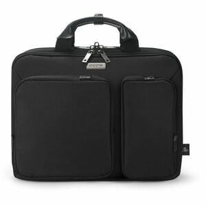 Dicota SEVEN Carrying Case for 30.5 cm (12") to 35.6 cm (14") Notebook - Black - RFID Resistant, Water Proof Bottom - 1680