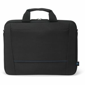 Dicota TWO Carrying Case for 33 cm (13") to 35.6 cm (14") Notebook - Black - Water Resistant, Weather Resistant - 300D rPE