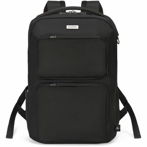Dicota SEVEN Tasche (Rucksack) für 35,6 cm (14 Zoll) bis 40,6 cm (16 Zoll) Notebook - Schwarz - 1680D Polyethylenterephtha