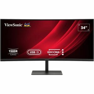 ViewSonic VG3419C-2 34 Zoll Klasse UW-QHD Gekrümmter Bildschirm LED-Monitor - 21:9 Format - 86,4 cm (34 Zoll) Viewable - V