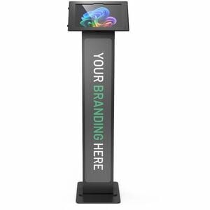 Compulocks Surface Pro Copilot+ PC 12" , Apex Enclosure Brandable Floor Stand - Black - Surface Pro Copilot+ PC 12" , Apex