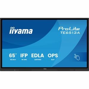 iiyama ProLite TE6513A-B2AG 1638,30 mm 4K UHD LCD Collaboration Display - Rockchip Cortex A72 + A53 - 8 GB - Touchscreen -