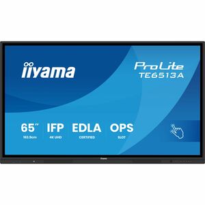 iiyama ProLite TE6513A-B2AG 1638,30 mm 4K UHD LCD Collaboration Display - Rockchip Cortex A72 + A53 - 8 GB - Touchscreen -