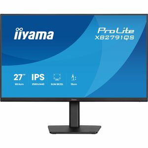 Moniteur LED iiyama ProLite XB2791QS-B1 27" Classe WQHD - 16:9 - Noir mat - 68,6 cm (27") Viewable - Technologie IPS - LED