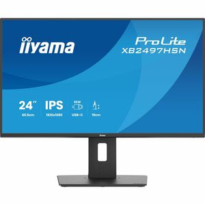 iiyama ProLite XB2497HSN-B1 24" Class Full HD LED Monitor - 16:9 - Matte Black - 60.5 cm (23.8") Viewable - In-plane Switc
