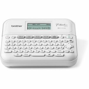 Brother P-touch PT-D410VP Electronic Label Maker - Thermal Transfer - 20 mm/s Mono - 15 Fonts - 180 dpi - Label18 mm - LCD