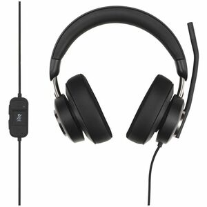 Kensington H2000 Wired Over-the-ear, Over-the-head Stereo Headset - Black - Microsoft Teams Certification - Binaural - Cir