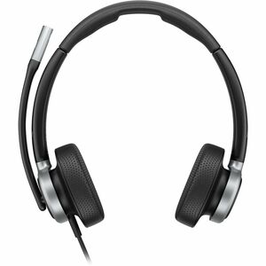 Poly Mission 600 625 Wired Over-the-head, On-ear Stereo Headset - Black - Microsoft Teams Certification - Binaural - Supra
