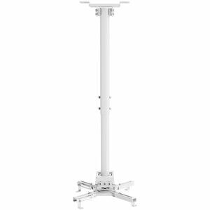 Neomounts CL25-540WH1 Ceiling Mount for Projector - White - Height Adjustable - 35 kg Load Capacity - Steel