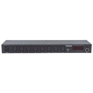 19" Intelligent 8-Port PDU, 19" Rackmountable C13 Intelligent Power Distribution Unit; Monitors Power, Temperature and Hum