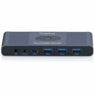 Digitus KVM Switchbox - 4K - 3840 x 2160 - 7 x USB - 3 x HDMI - Desktop