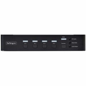 StarTech.com KVM Switchbox - TAA Compliant - 4 Computer(s) - 4K - 3840 x 2160 - 9 x USB - USB 2.0 - 1 x HDMI - 5 x Display