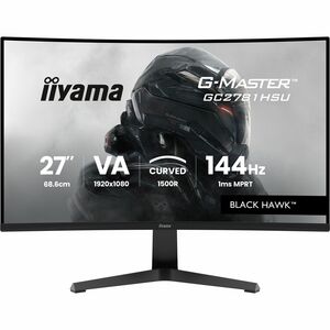 iiyama G-MASTER Red Eagle GC2781HSU-B1 27" Class Full HD Curved Screen Gaming LCD Monitor - 16:9 - Black - 68.6 cm (27") V