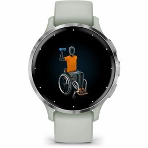 Garmin Venu 3S Smart Watch - Sage Gray Body Color - Phone, Speaker, Text Messaging - Sleep Quality, Stress - GPS - 240 Hou