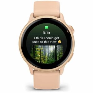 Garmin vívoactive 6 Smart Watch - Metallic Pink Dawn Body Color - Heart Rate Monitor - Sleep Monitor, Text Messaging, Emai