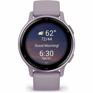 Garmin vívoactive 5 Smart Watch - Orchid Case Color - Orchid Band Color - Aluminium, Anodized Aluminium Case Material - Si
