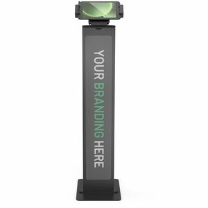Universal Tablet Cling Extreme, Brandable Floor Stand - Black - Universal Tablet Cling Extreme, Brandable Floor Stand - Black
