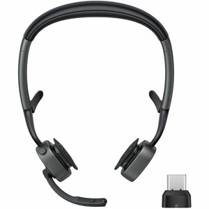 Shokz OpenMeet2 Sem fios Headset Estéreo Fone de ouvido - Binaural - Open - 3000 cm - Bluetooth - Cancelamento de ruído Mi
