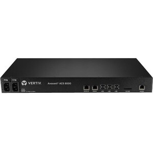 Vertiv AVOCENT ACS ACS8048MDDC-400 Device Server - 1 GB - DDR3 SDRAM - Twisted Pair, Optical Fiber - 2 x Network (RJ-45) -