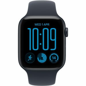 Apple Watch SE 3 GPS 40mm Midnight Aluminium Case with Navy Blue Sport Band - S/M