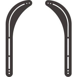 Neomounts Neomounts Pro Adaptador de montagem para Coluna - Preto - Altura ajustável - 200 x 100, 600 x 400 - Compatível c