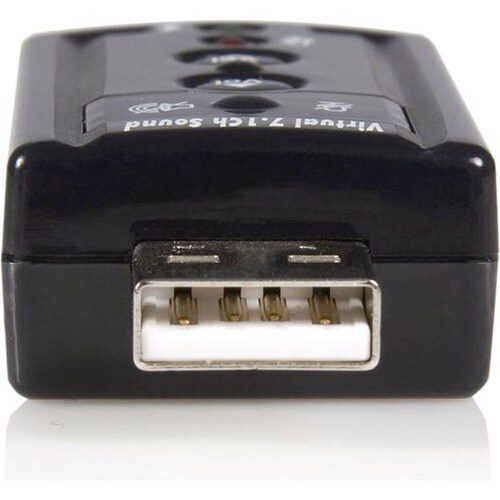 StarTech.com USB audio adapter - virtual 7.1 - external sound card - stereo audio - Turn a USB port into a virtual 7.1 cha