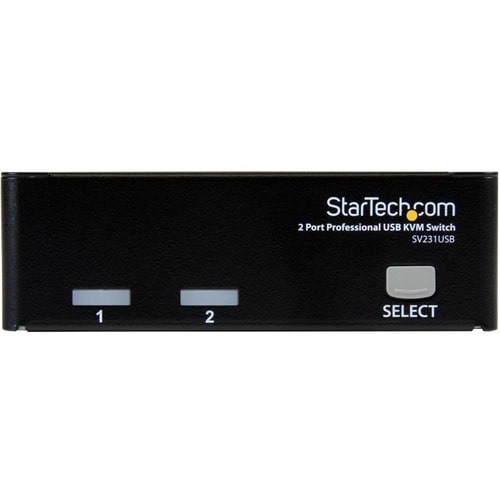 StarTech.com StarView SV231USB - KVM switch - USB - 2 ports - 1 local user - USB - Control 2 USB VGA based computers with 
