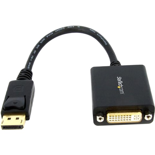 StarTech.com DisplayPort® auf DVI Adapter - DP (St) zu DVI (Bu) Video-Konverter - Schwarz