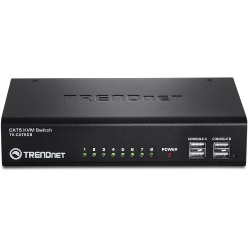 8-PORT CAT5 KVM SWITCH IN