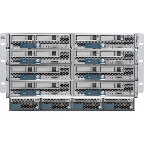 Cisco UCS 5108 Blade Server Case - Rack-mountable - 6U - 0 - 8 x Fan(s) Supported - 2.0 x Slot(s)