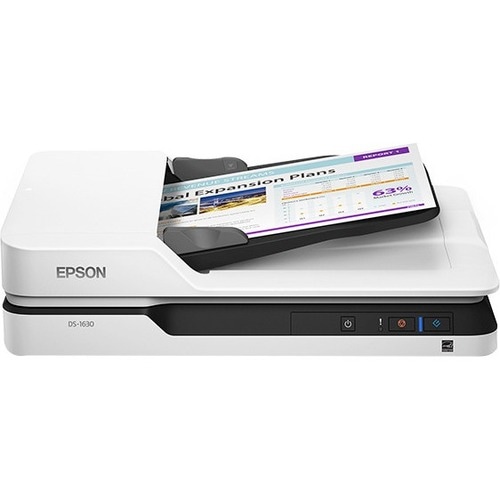 Epson WorkForce DS-1630 Flatbed Scanner - 1200 dpi Optical - 30-bit Color - 8-bit Grayscale - 25 ppm (Mono) - 25 ppm (Colo