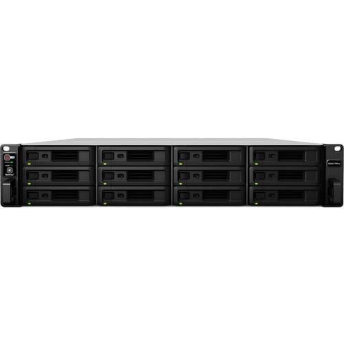 Synology RackStation RS3617RPXS 12 x Total Bays SAN/NAS Storage System - Intel Xeon D-1521 Quad-core (4 Core) 2.40 GHz - 8