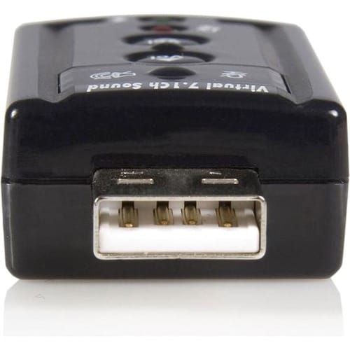 StarTech.com ICUSBAUDIO7. Audio output channels: 7.1 Kanäle. Hostschnittstelle: USB. Chipsatz: C-Media CM108, Zertifizieru
