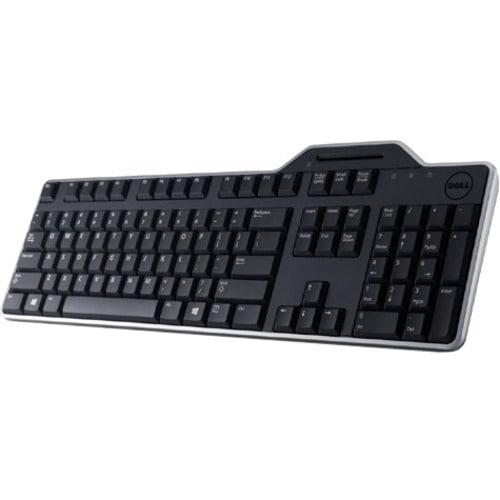 Dell KB813 Keyboard - Cable Connectivity - USB Interface - English (UK), Irish - QWERTY Layout - Black - Computer - PC