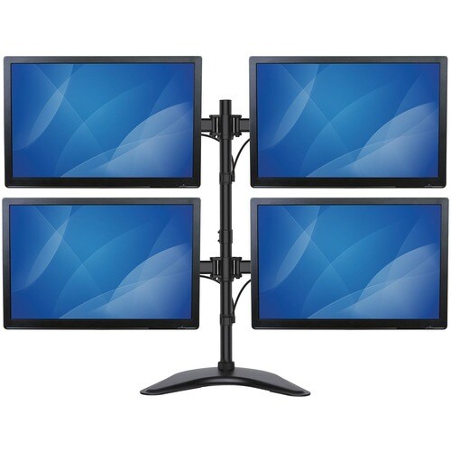Base de Soporte Ajustable VESA para 4 Monitores de hasta 27 Pulgadas