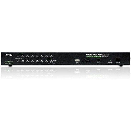 ATEN MasterView CS1716i KVM Switchbox - 16 Computer(s) - 1 Local User(s) - 1 Remote User(s) - 2048 x 1536 - 1 x Network (R