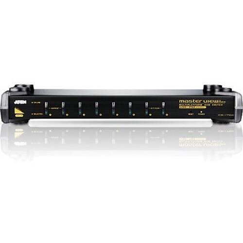 ATEN MasterView CS1758 KVM Switchbox - 8 Computer(s) - 1 Local User(s) - 2048 x 1536 - 2 x USB - Rack-mountable