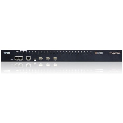 ATEN SN0148 Device Server - Twisted Pair - 48 x Network (RJ-45) - 3 x Yes - Rack-mountable, Desktop