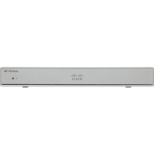 Cisco 1100 C1111-4P Router - 5 Ports - PoE Ports - Management Port - 1.0 - Gigabit Ethernet - Rack-mountable, Desktop