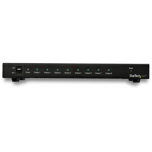 StarTech.com 8 Port 4K 60Hz HDMI Splitter - HDR Unterstützung - 7.1 Surround Audio Sound - 3840 × 2160 - 1 x HDMI Ein - 8 