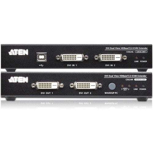 ATEN CE624 KVM Console/Extender - Wired - 2 Computer(s) - 1 Local User(s) - 150 m Range - WUXGA - 1920 x 1200 Maximum Vide